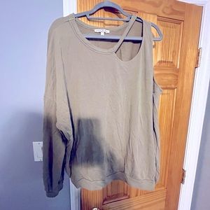 XL Olive sweater from express, perfect for fall